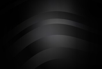 Dark Gray vector texture with wry lines.