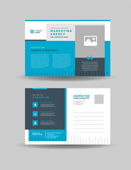 Corporate Business Postcard Design | Save The Date Invitation Card | Direct Mail EDDM Design  