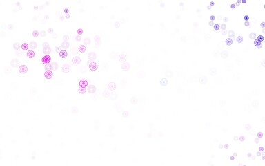 Light Pink, Blue vector template with circles.