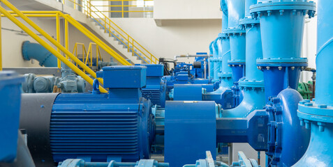 Electric motors for industrial equipment.