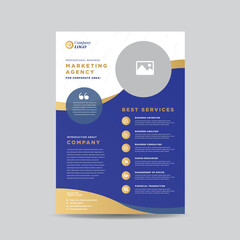 Corporate Business Flyer Design | Handout and leaflet design | Marketing sheet design