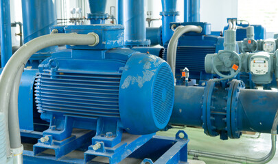 Electric motors for industrial equipment.