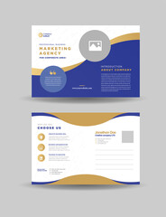 Corporate Business Postcard Design | Save The Date Invitation Card | Direct Mail EDDM Design  