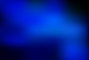 Dark BLUE vector blurred shine abstract texture.