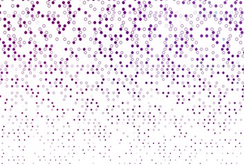 Light Purple vector background with bubbles.