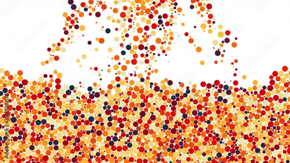 Aufkleber colorful dots confetti background.color circle pattern texture.modern abstract shape element graphic