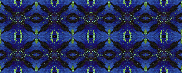 Rainbow Summer Pattern.  Multicolor Natural Ethnic Illustration. Asian Backdrop.  Neon Textile Print. Rainbow Summer and Navy Pattern. 