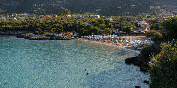 Kalogria beach at Stoupa, Peloponnese