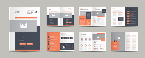 Corporate Business Project Proposal Design | Annual Report and Company Brochure | Booklet and Catalog Design