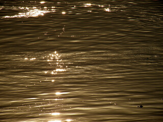 Kolkata Riverfront on the banks of Ganga or Hooghly River, photo taken around sunset time.