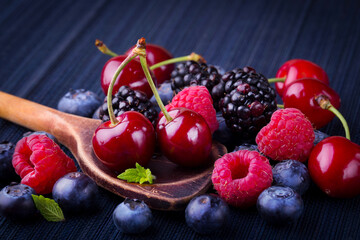 berries in a bowl