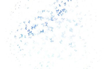 Light Pink, Blue vector elegant wallpaper with branches.