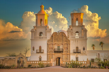  San Javier del Bac Catholic Mission Church Tucson Arizona USA