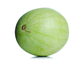 Mini fersh watermelon on white background isolation