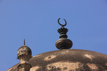 gol gumbaz, Bijapur, architecture, dome, with blue shy, Karnataka