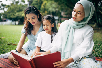 Friends together teaching future generation