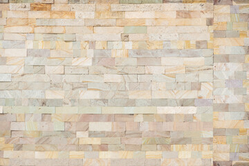 Stone ceramic brick wall