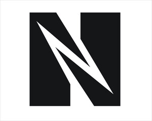 n and h logo letters