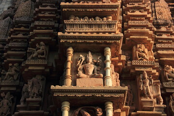 Khajuraho Group of Monuments, Hindu temples and Jain temples in Chhatarpur district, Madhya...