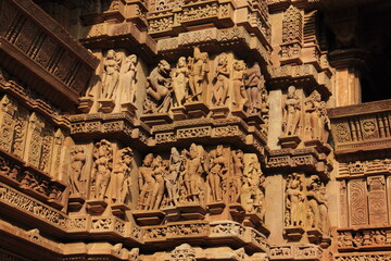 Khajuraho Group of Monuments, Hindu temples and Jain temples in Chhatarpur district, Madhya...