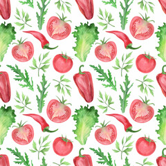 Cute  background with vegetables. Thanksgiving seamless pattern.  Perfect for gift wrapping paper, fabric, clothes, textile, surface textures, scrapbook. 