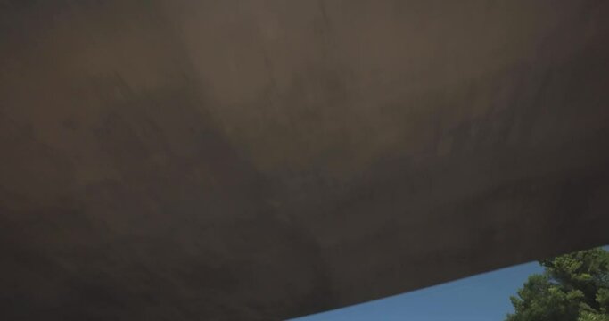 Driving under interstate sign for Nashville, Knoxville, and Chattanooga