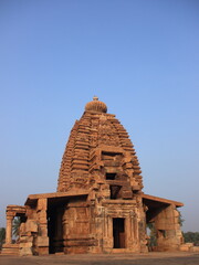 Pattadakal, Paṭṭadakallu or Raktapura, is a complex of Hindu and Jain temples in northern Karnataka (India). Located on bank of Malaprabha River in Bagalakote. Worled Heritage Site