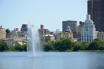 Obraz premium New York, NY, USA - June 5, 2019: The biggest park Central Park in New York city