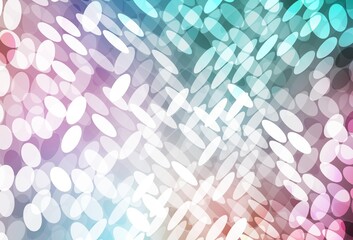 Light Green, Red vector template with circles.