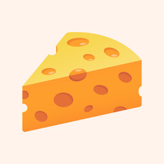 Cheese vector icon isolated on white background