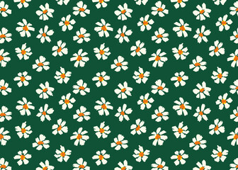 seamless background with flowers