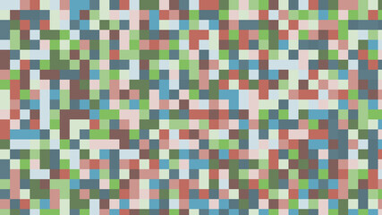 Geometric squares with bright colors. Mosaic background with large squares.