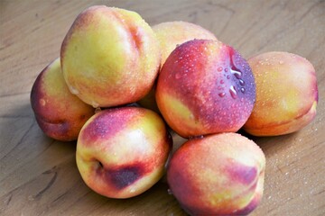Ripe nectarines