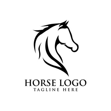 horse head drawings clip art