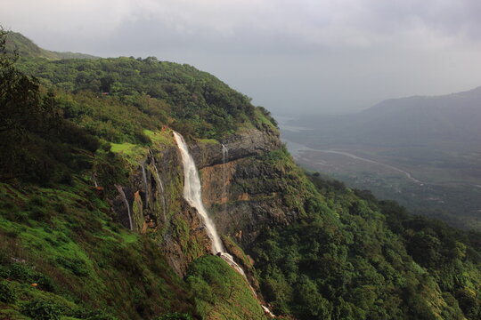 Rainy day with fog and greenery, Matheran, smallest hill station in India, Maharashtra