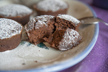 Black delicious Chocolate cake