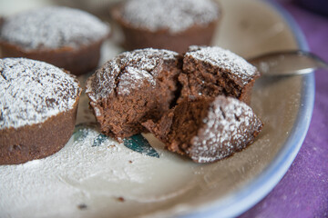 Black delicious Chocolate cake
