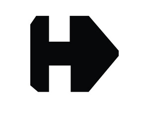 h initials logo letters and logo designs