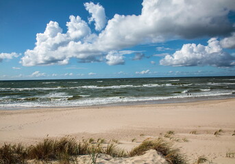Beach and clouds