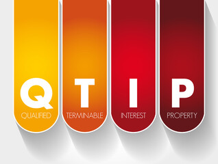 QTIP - Qualified Terminable Interest Property acronym, concept background