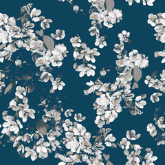 Floral Seamless Digital Pattern