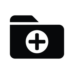  Add new folder icon isolated 
