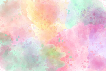 Abstract watercolor aquarelle hand drawn art paint background