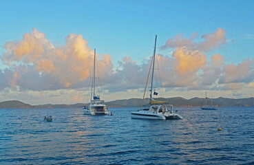 Fototapeta premium View of catamarans