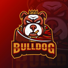 Bulldog Cartoon Logo Design