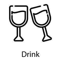 illustration of a glass of wine