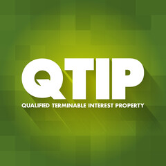 QTIP - Qualified Terminable Interest Property acronym, concept background