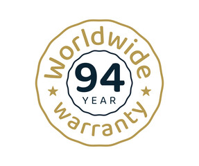 94 years worldwide warranty, 94 years global warranty