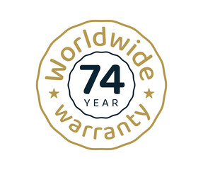 74 years worldwide warranty, 74 years global warranty