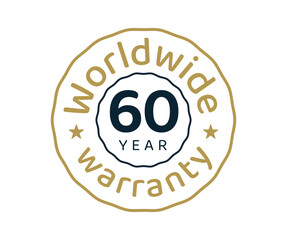 60 years worldwide warranty, 60 years global warranty
